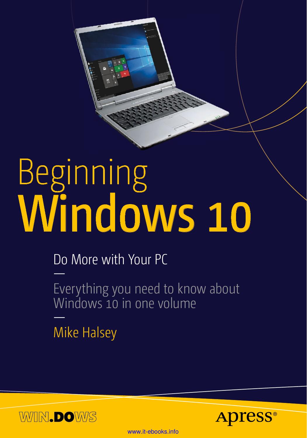 Beginning Windows 10 by Unknown