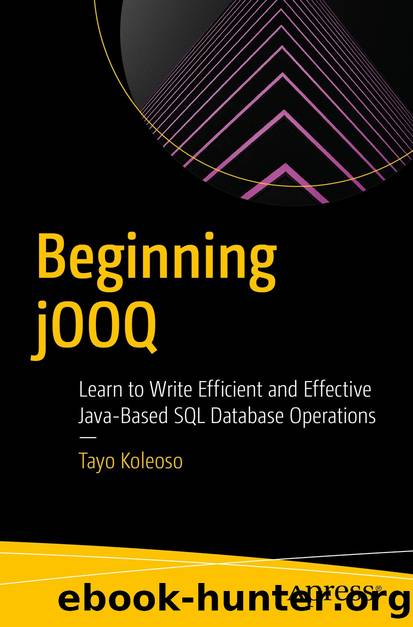 Beginning jOOQ by Tayo Koleoso