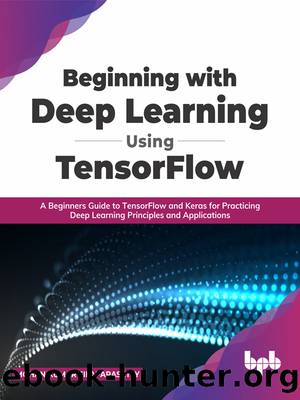 Beginning with Deep Learning Using TensorFlow: A Beginners Guide to TensorFlow and Keras for Practicing Deep Learning Principles and Applications by Mohan Kumar Silaparasetty