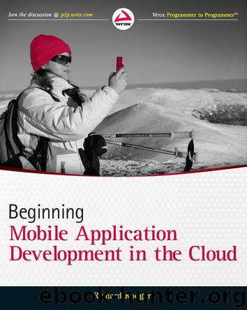 Beginning: Mobile Application Development in the Cloud by Richard Rodger
