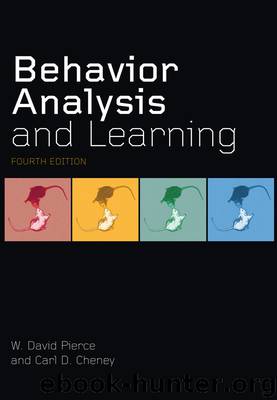 Behavior Analysis and Learning by Cheney Carl D. Pierce W. David