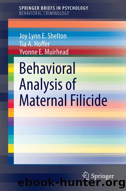 Behavioral Analysis of Maternal Filicide by Joy Lynn E. Shelton Tia A. Hoffer & Yvonne E. Muirhead