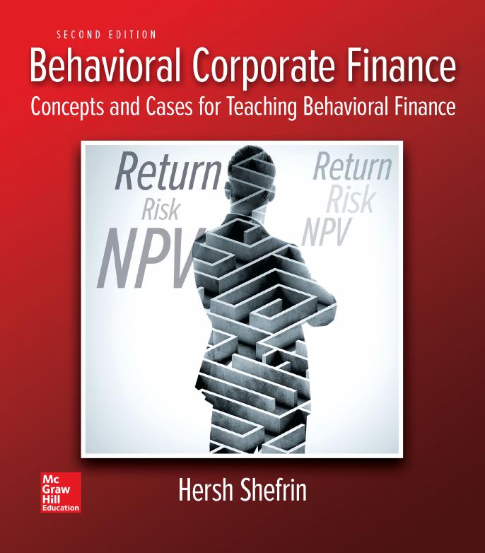 Behavioral Corporate Finance by Hersh Shefrin