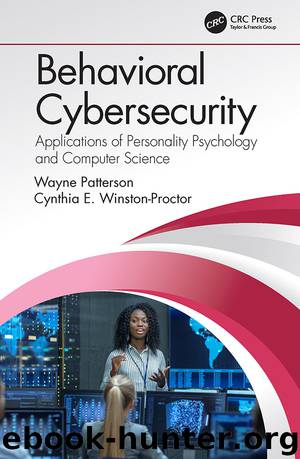 Behavioral Cybersecurity by Wayne Patterson