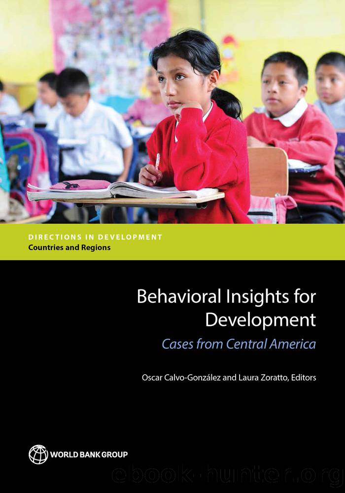 Behavioral Insights for Development: Cases from Central America by Oscar Calvo-González & Laura Zoratto