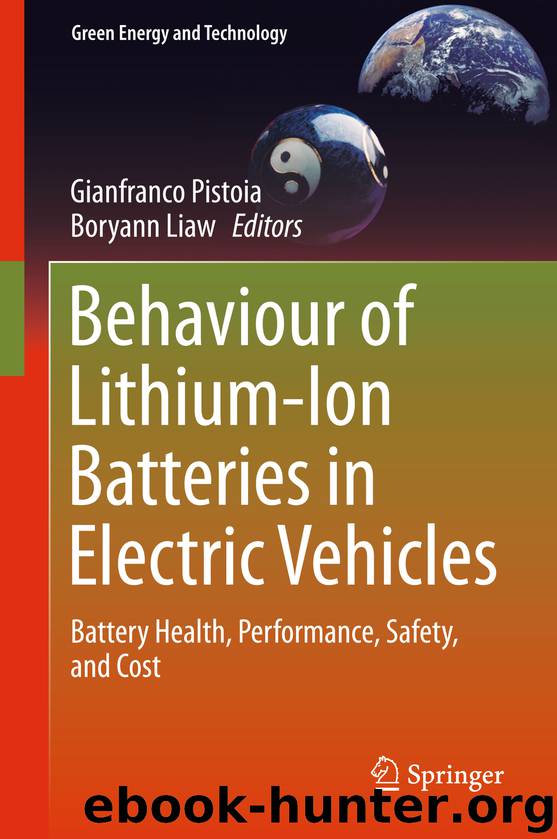 Behaviour of Lithium-Ion Batteries in Electric Vehicles by Gianfranco Pistoia & Boryann Liaw