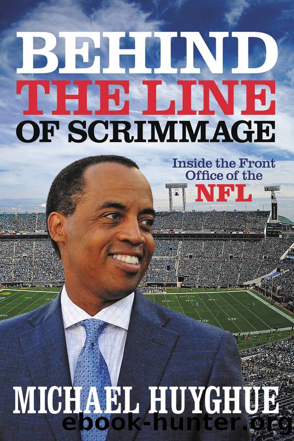 Behind the Line of Scrimmage by Michael Huyghue