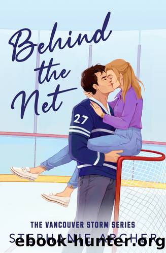 Behind the Net: a grumpy sunshine hockey romance by Stephanie Archer