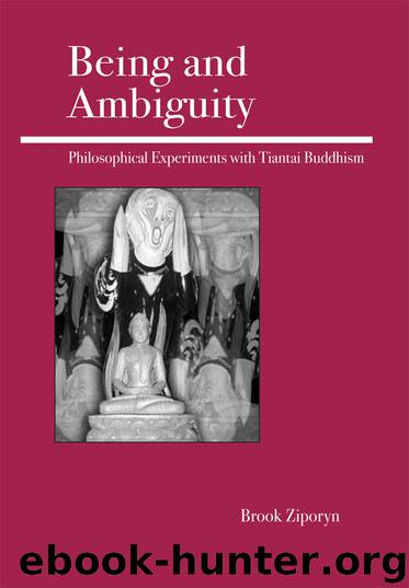 Being and Ambiguity: Philosophical Experiments with Tiantai Buddhism by Brook Ziporyn