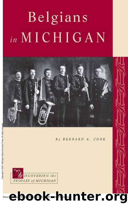 Belgians in Michigan by Bernard A. Cook
