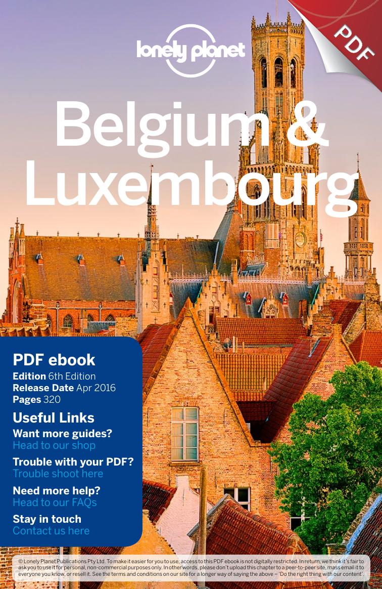 Belgium and Luxembourg 6 by Lonely Planet