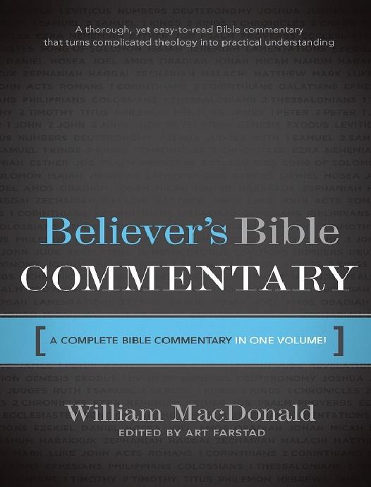 Believer's Bible Commentary by William MacDonald
