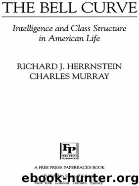 Bell Curve (A Free Press Paperbacks Book) by Charles Murray & Richard J. Herrnstein
