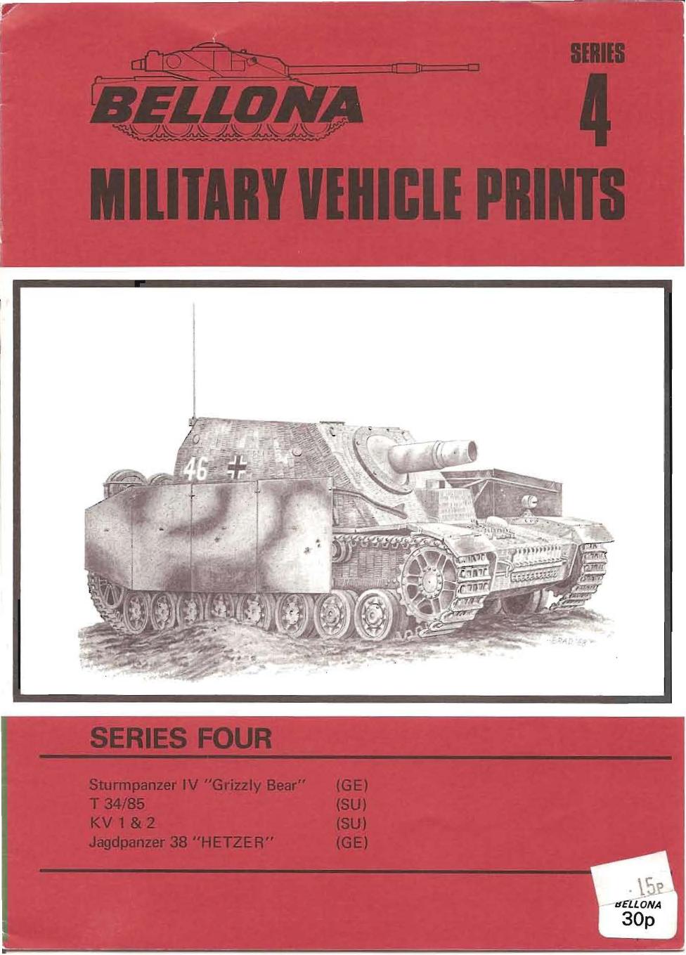 Bellona Military Vehicle Prints 04 by Unknown