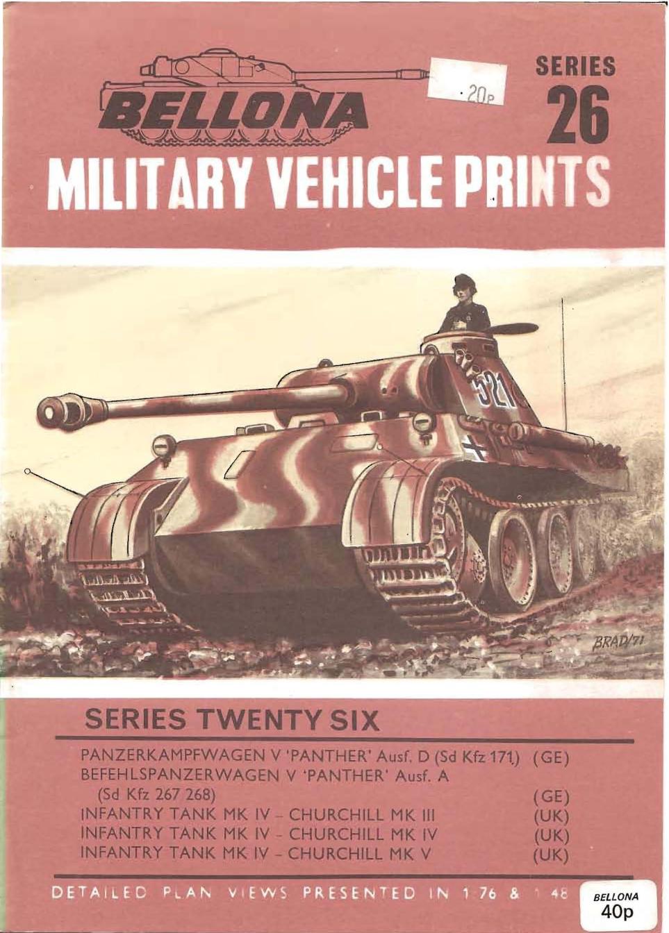 Bellona Military Vehicle Prints 26 by Unknown