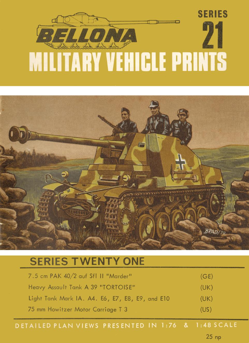 Bellona Military Vehicle Prints by Walter J. Spielberger