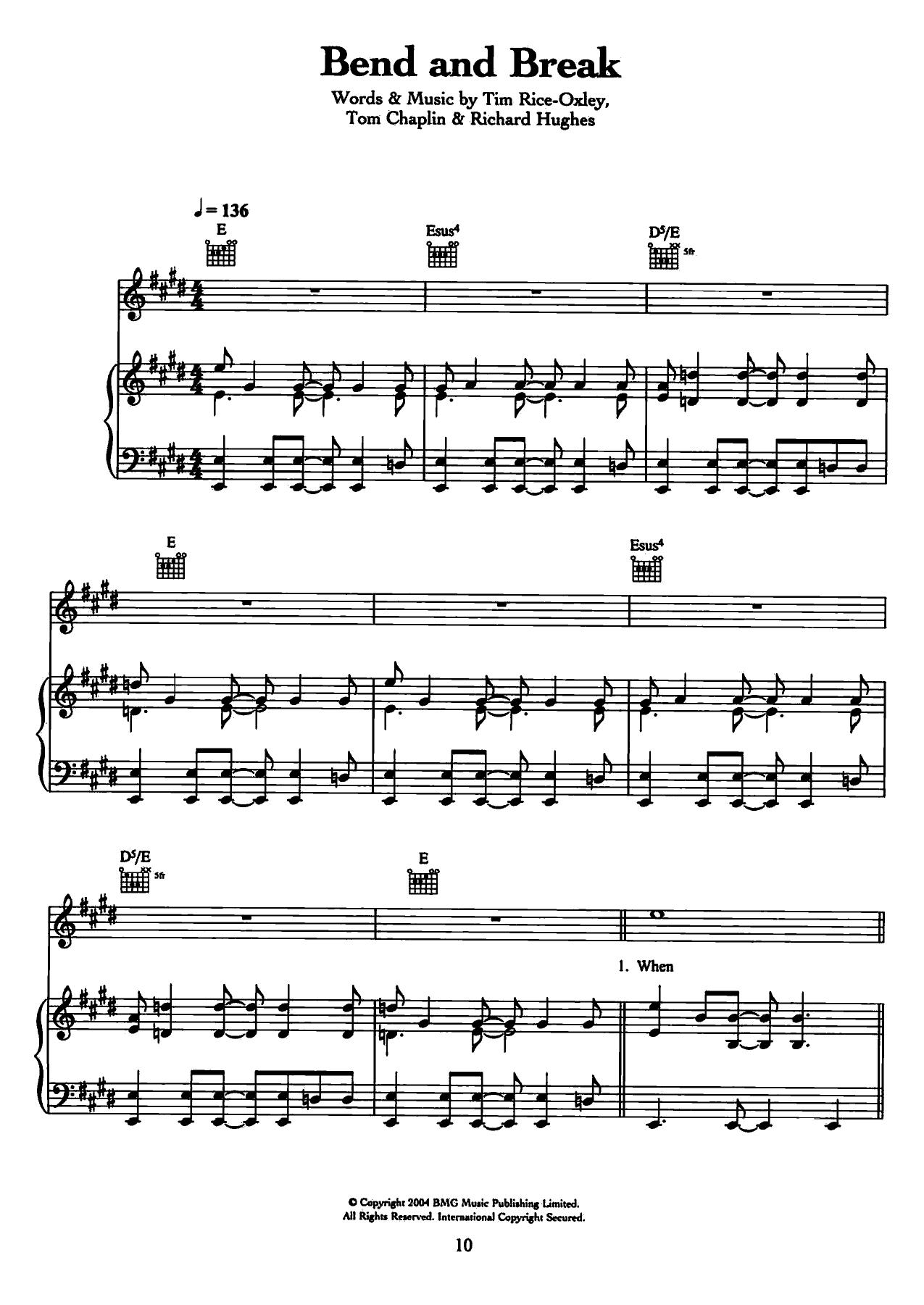 Bend And Break by Keane