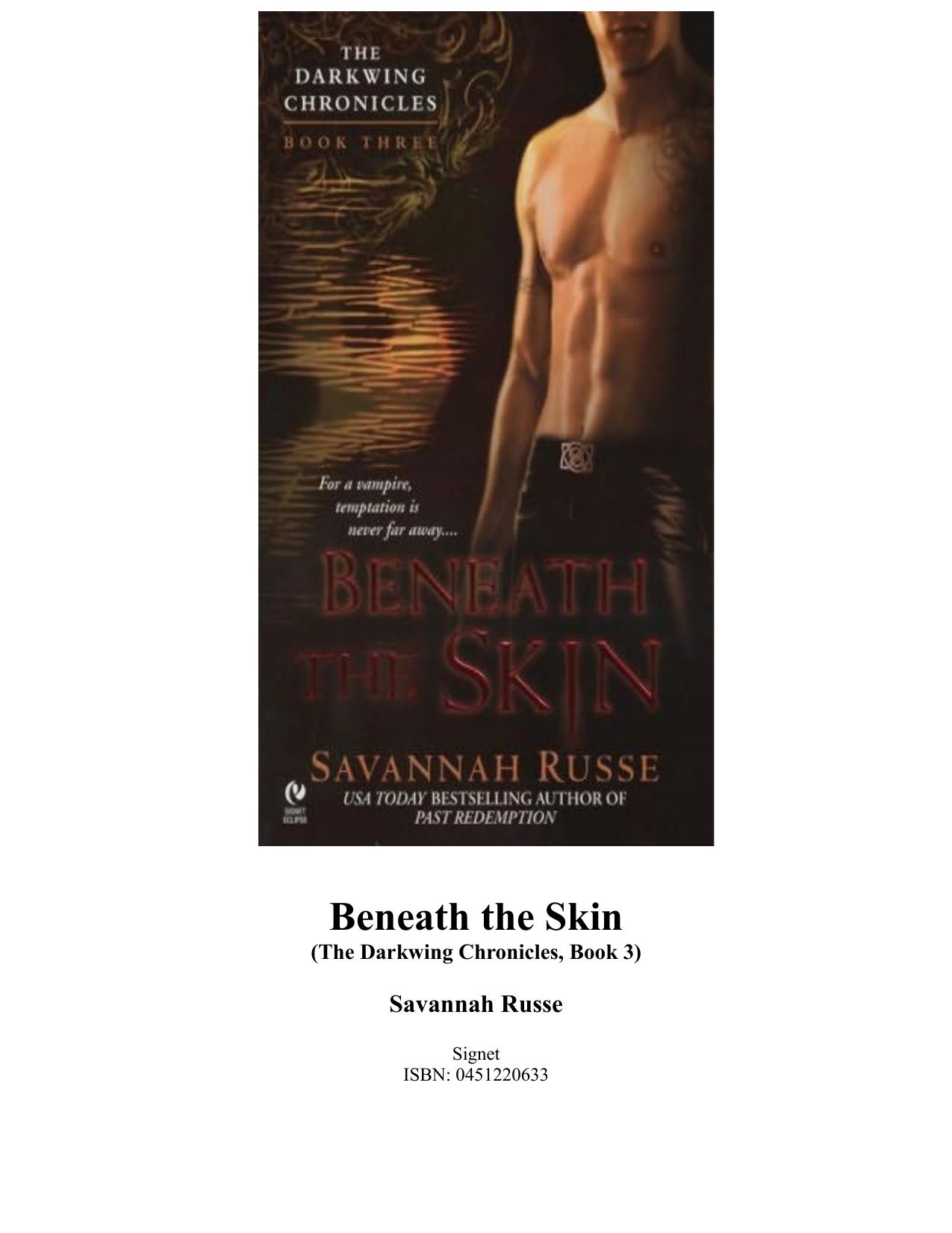 Beneath the Skin by Savannah Russe
