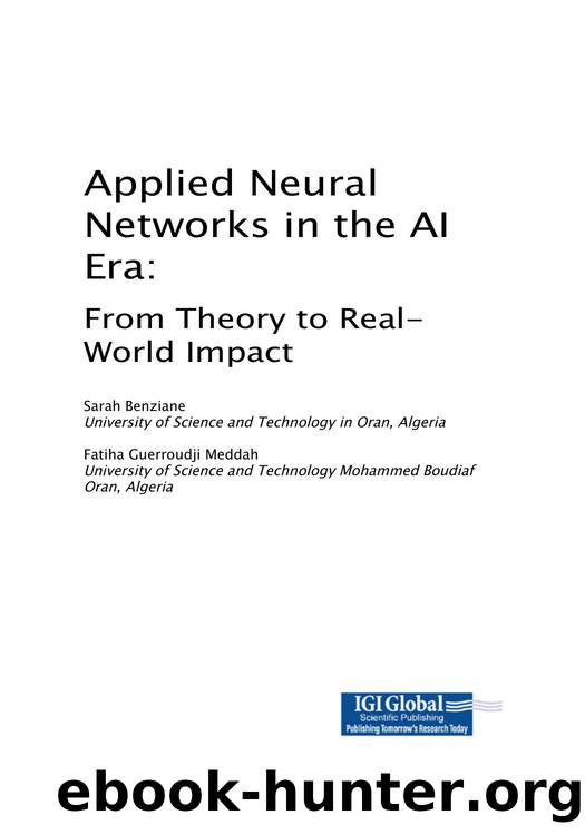 Benziane S. Applied Neural Networks in the AI Era. From Theory...2025 by Unknown