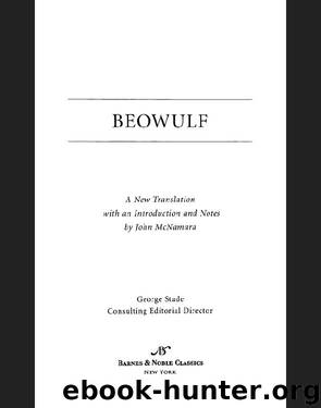 Beowulf (Barnes & Noble Classics Series) by Anonymous