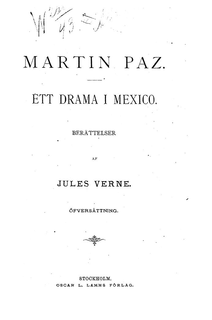 Berattelse AF Jules Verne by Martin paz