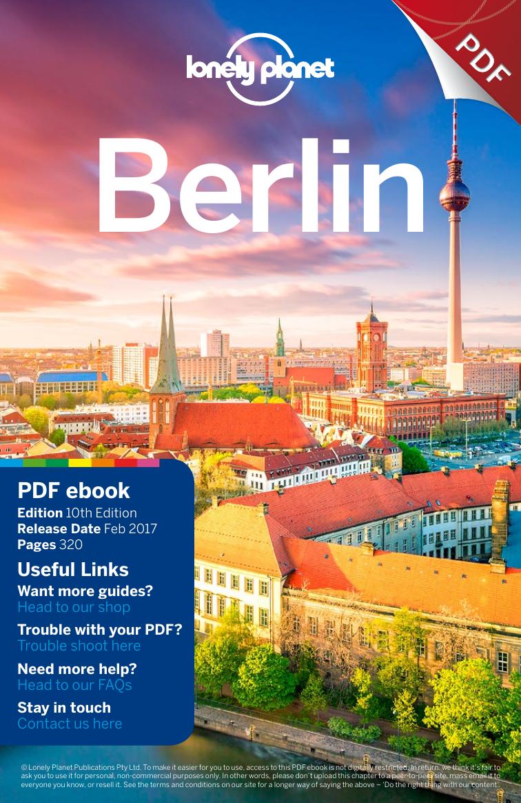 Berlin 10 - whole book by Lonely Planet