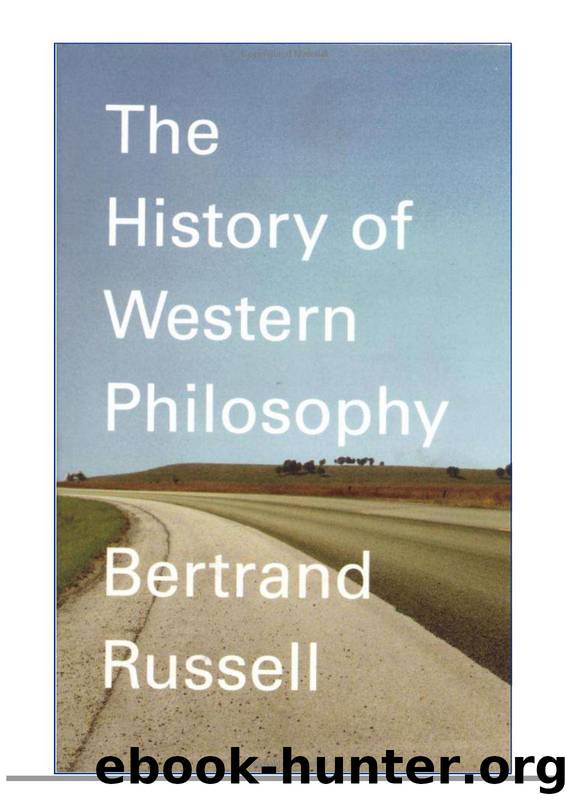 Bertrand Russell-A History of Western Philosophy-Touchstone (1967) by Bertrand Russell
