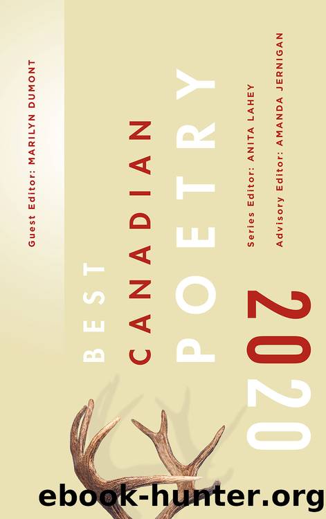 Best Canadian Poetry 2020 by Marilyn Dumont