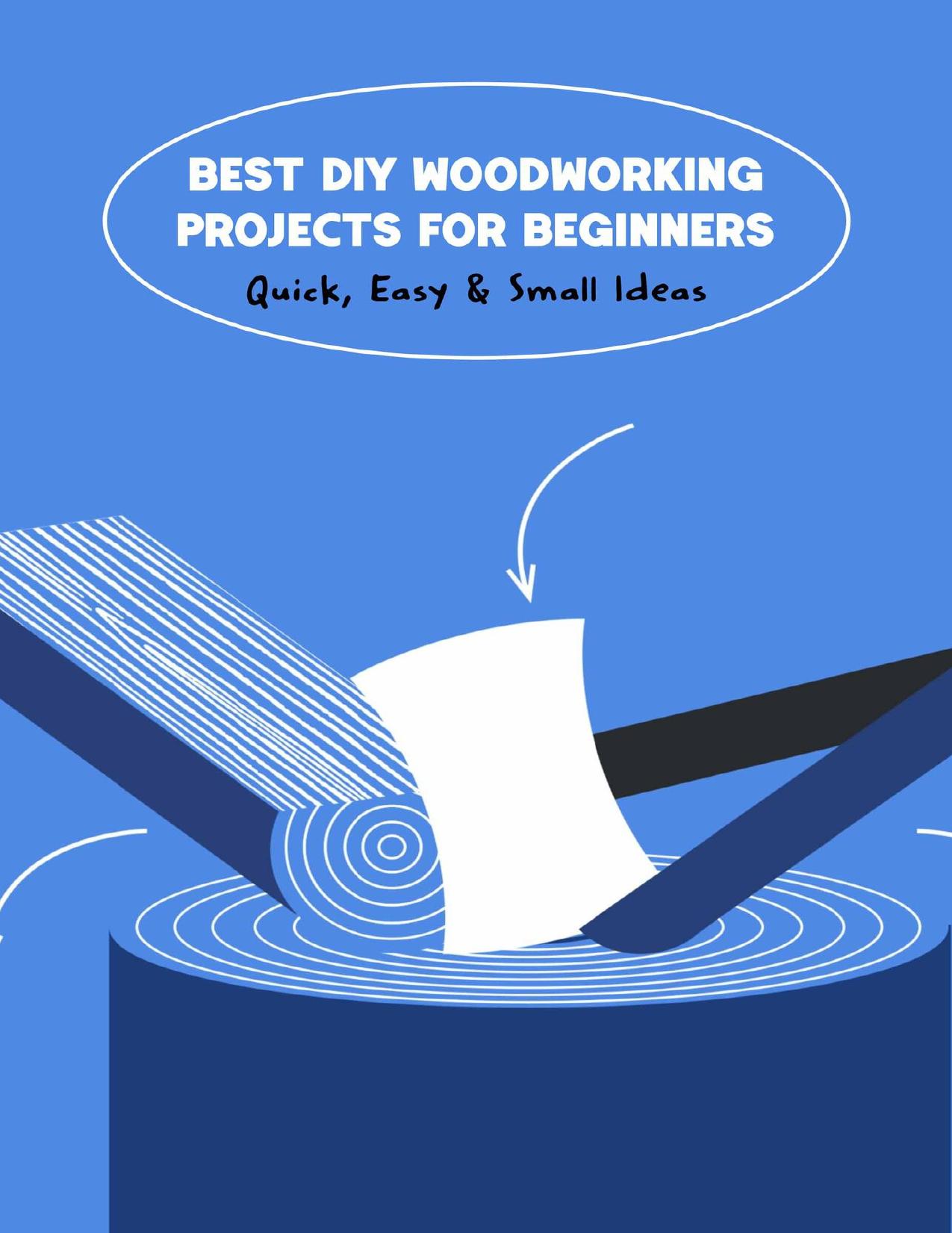 Best DIY Woodworking Projects For Beginners: Quick, Easy & Small Ideas: Beginner Woodworking Projects by DOMINIC RODGERS