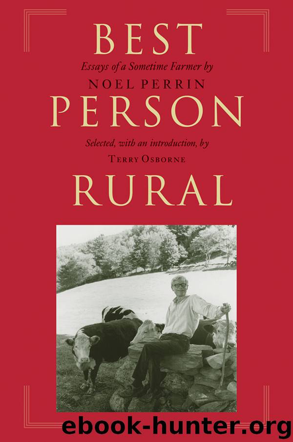 Best Person Rural by Noel Perrin