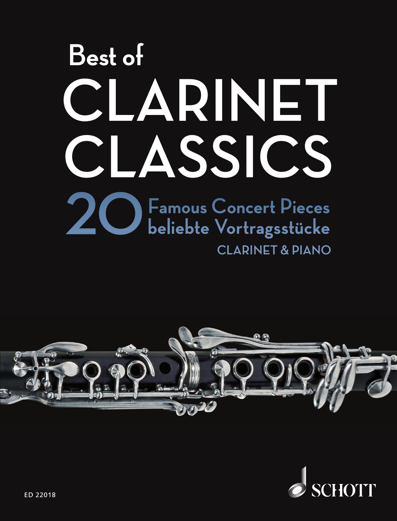 Best of Clarinet Classics: 20 Famous Concert Pieces for Clarinet and Piano by Rudolf Mauz