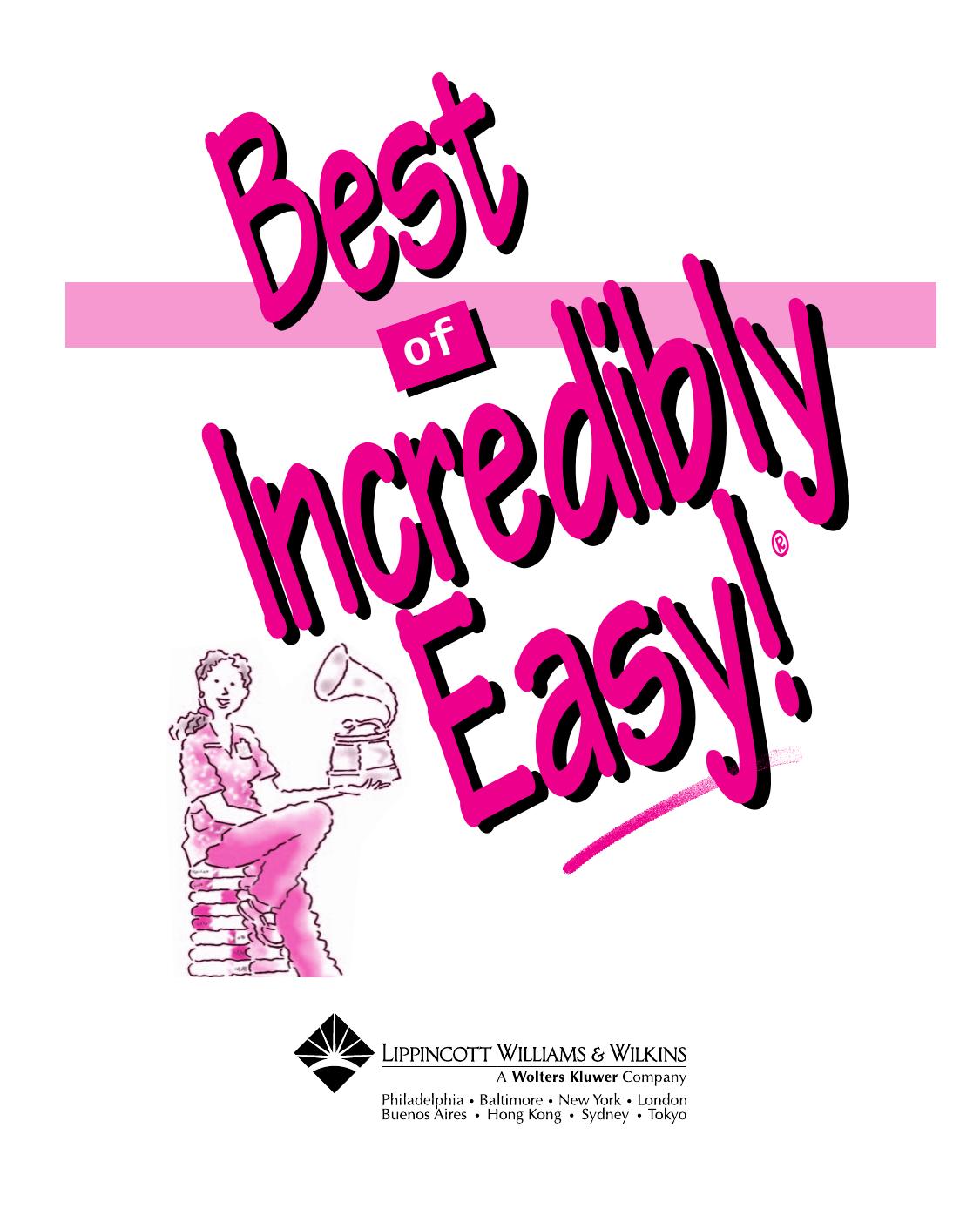 Best of Incredibly Easy! by Springhouse
