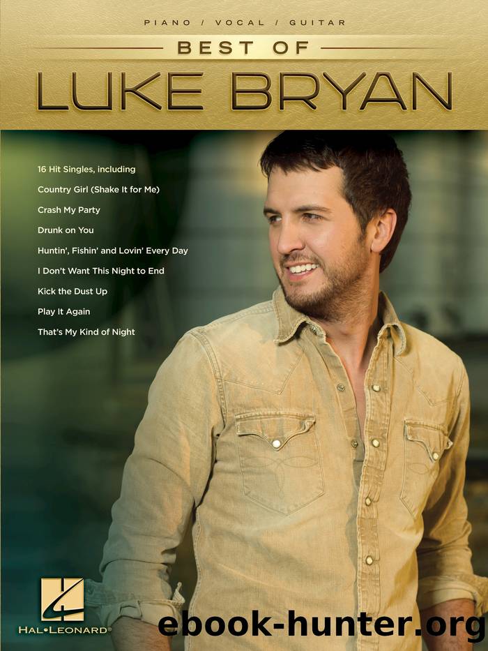Best of Luke Bryan Songbook by Luke Bryan