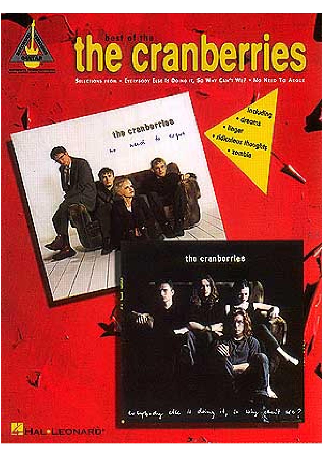 Best of the Cranberries for Guitar (Songbook) by Unknown
