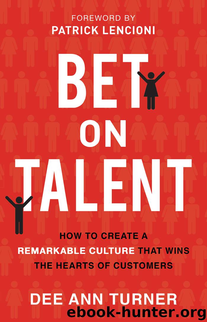 Bet on Talent by Dee Ann Turner