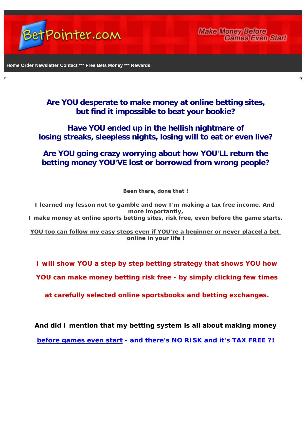 BetPointer.com Betting System. by Best of Kuszter's Collection