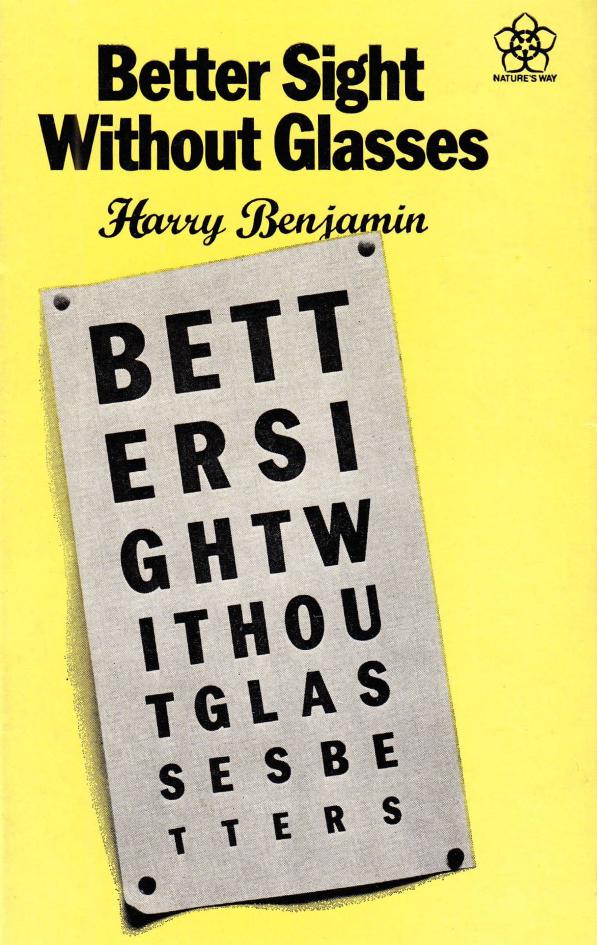 Better Sight Without Glasses by Harry Benjamin