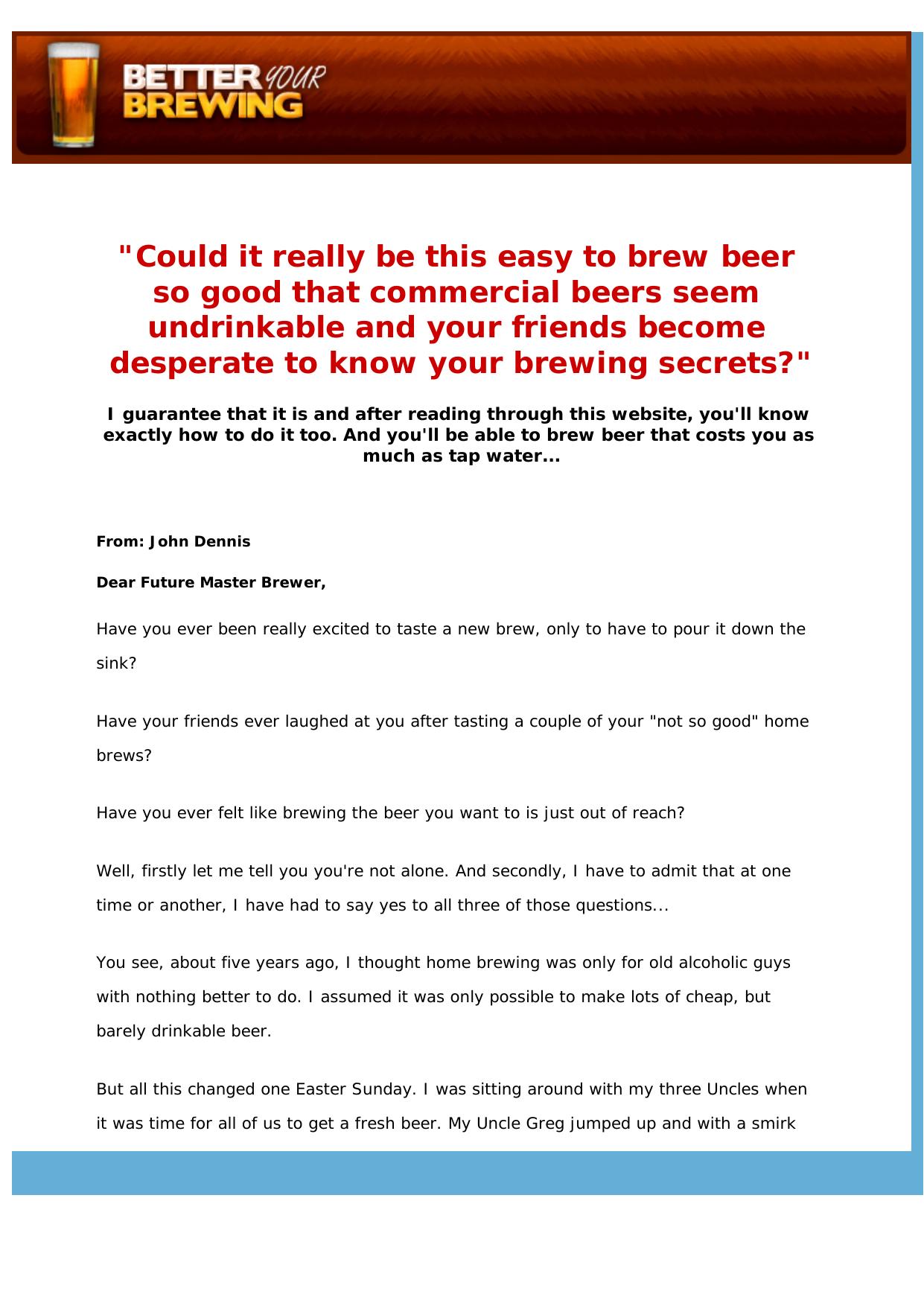 Better Your Brewing. by Best of Kuszter's Collection