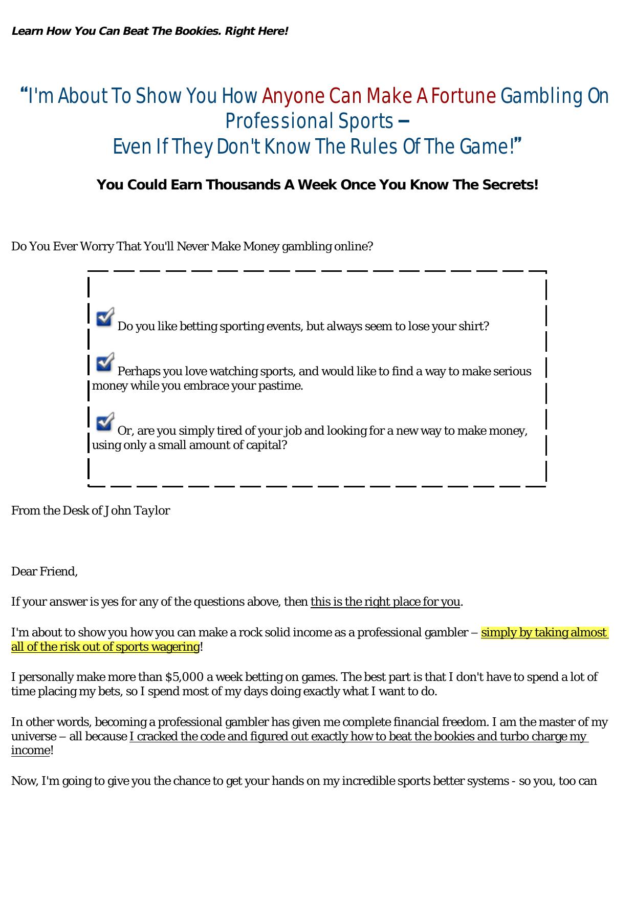 Betting Assassin-Complete Sport Betting Guide.. by Best of Kuszter's Collection