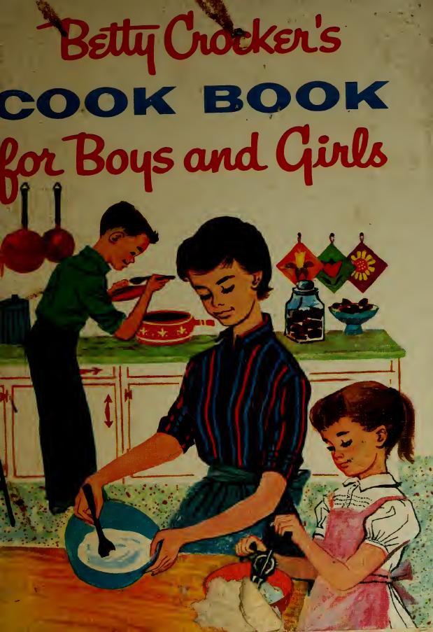 Betty Crocker's Cookbook for Boys and Girls by Unknown