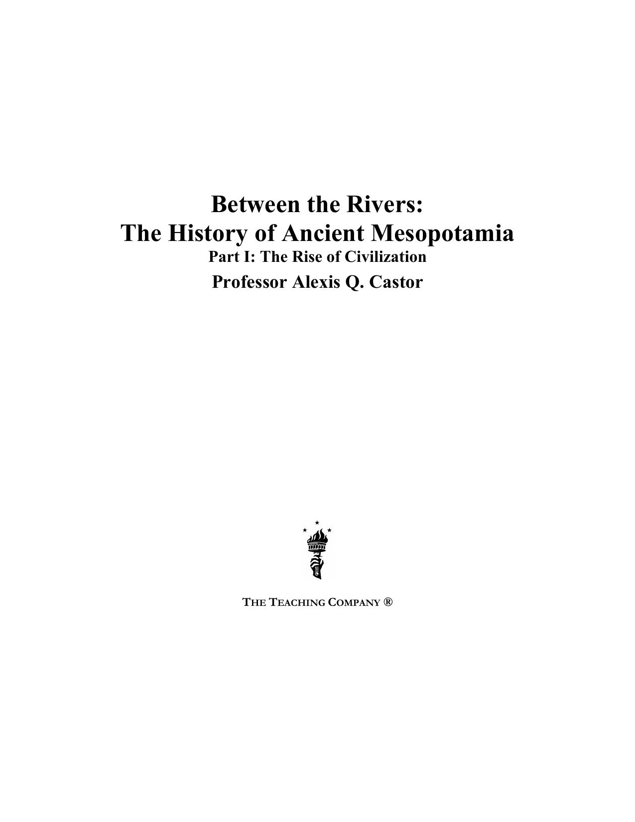 Between the Rivers - The History of Ancient Mesopotamia by Alexis Q. Castor