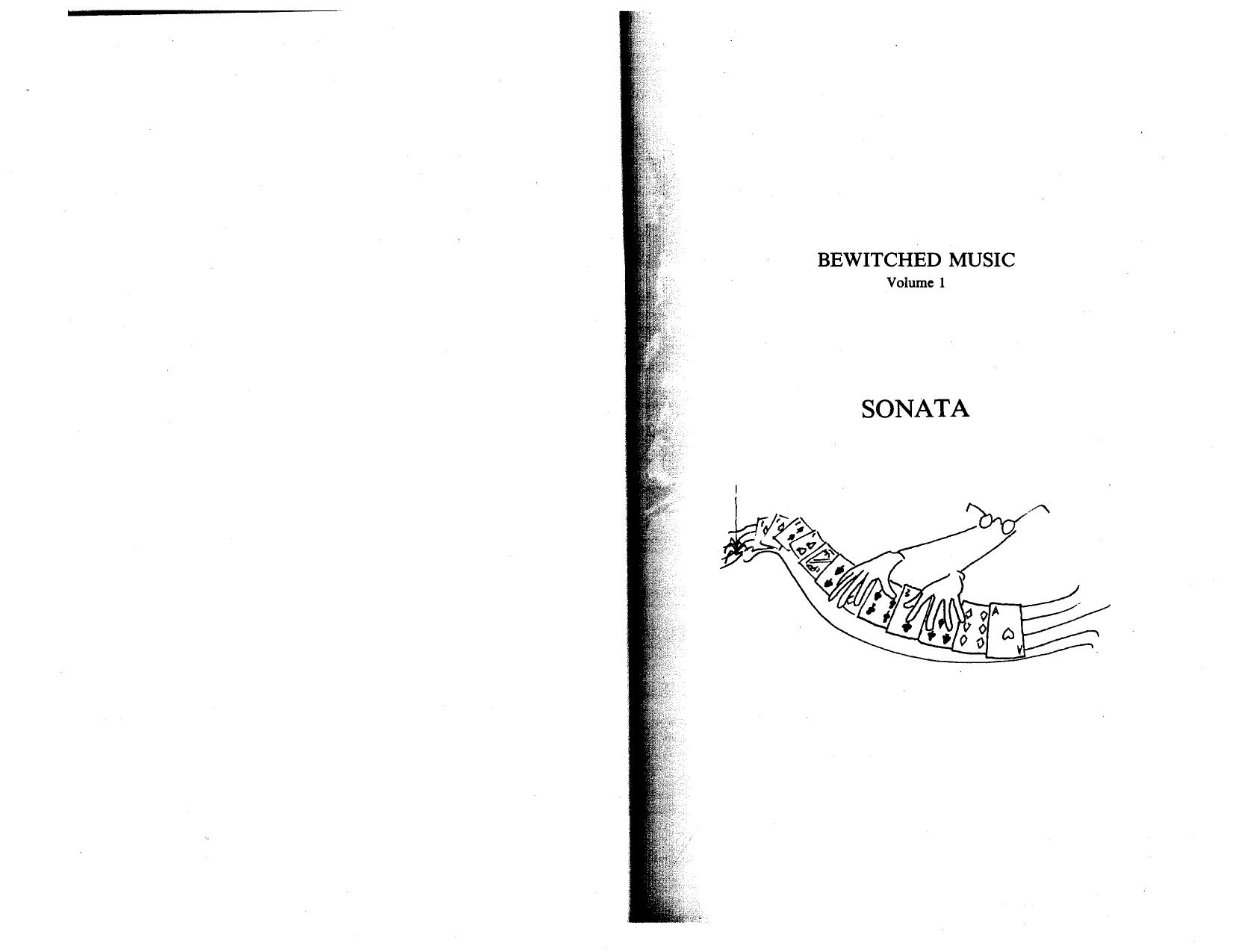 Bewitched Music Vol. I Sonata by Juan Tamariz