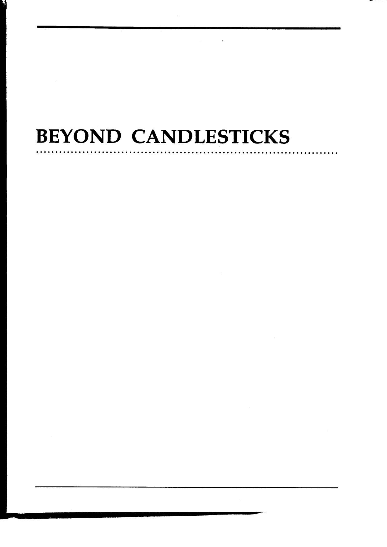 Beyond Candlesticks by Unknown