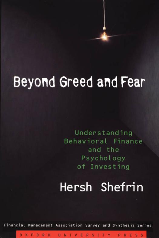 Beyond Greed and Fear by Hersh Shefrin