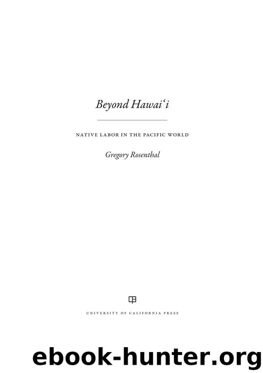 Beyond Hawai'i by Gregory Rosenthal