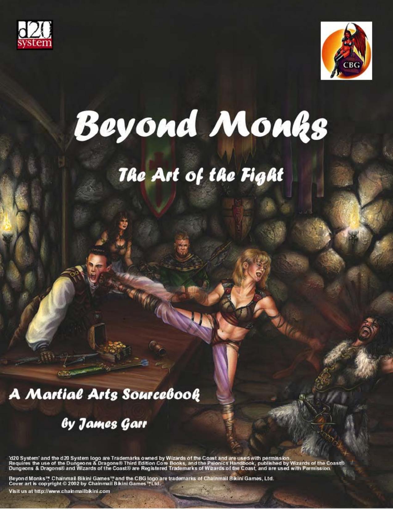 Beyond Monks - The Art of the Fight by Chainmail Bikini Games Ltd