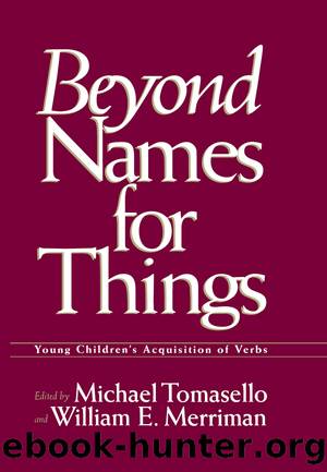 Beyond Names for Things by Merriman William Edward. Tomasello Michael