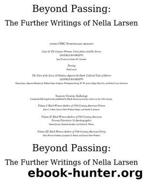 Beyond Passing by Nella Larsen