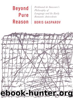 Beyond Pure Reason by Gasparov Boris;