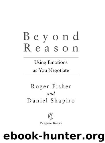 Beyond Reason by Roger Fisher & Daniel Shapiro